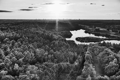 Scenic view of landscape against sky