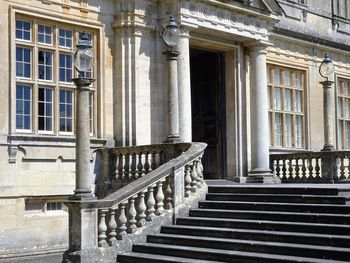 Steps leading to building