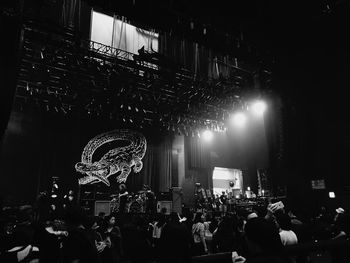 Crowd at music concert