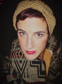 Portrait of young woman