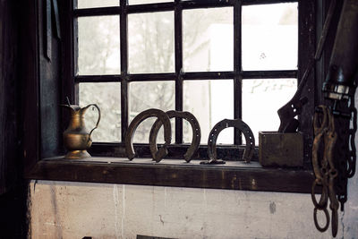 Interior of abandoned house