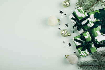 Directly above shot of food on table