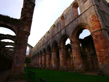 Low angle view of historical building