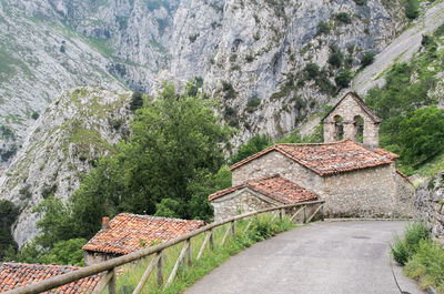 Houses in a mountain