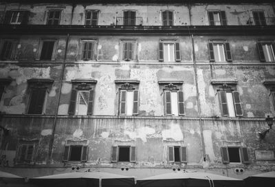 Full frame shot of old building