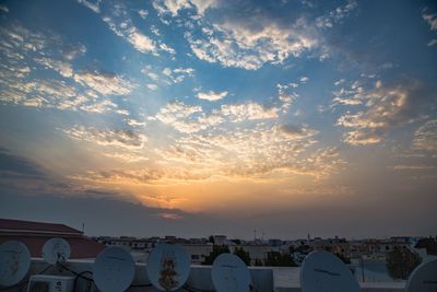 Cityscape at sunset