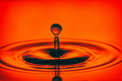 Close-up of water drop