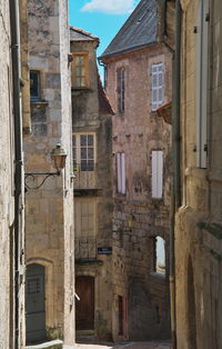 Low angle view of old building