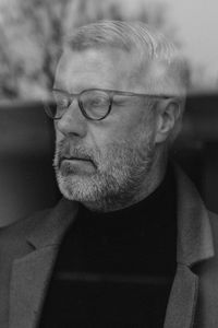 Close-up of man looking away