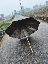 Tilt image of wet land against sky