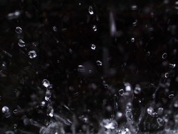 Full frame shot of wet bubbles