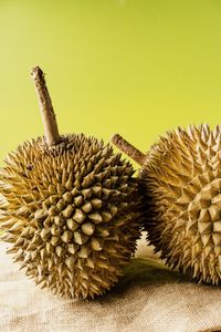 Close-up of fruit on table