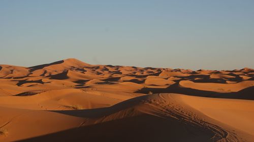 Scenic view of desert