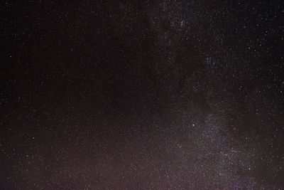 Low angle view of stars in sky