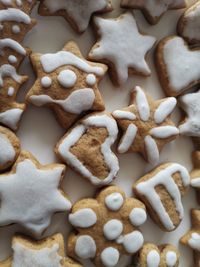 Full frame shot of cookies