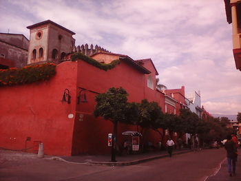 Residential buildings against sky