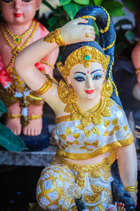 Close-up of buddha statue