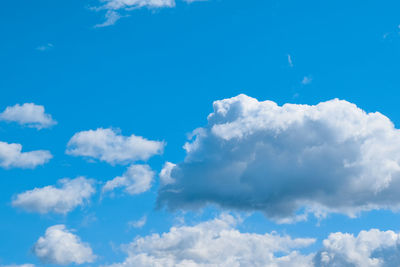 Low angle view of clouds in sky