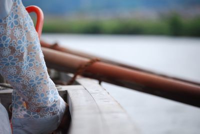 Woman on boat