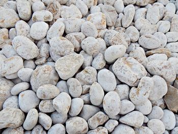 Full frame shot of pebbles