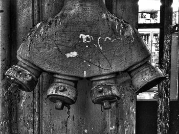 Close-up of weathered wall