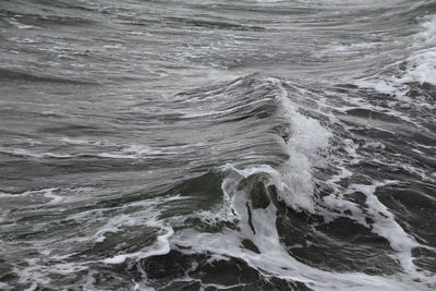 2003 - hohwacht,, stormy sea, baltic sea germany