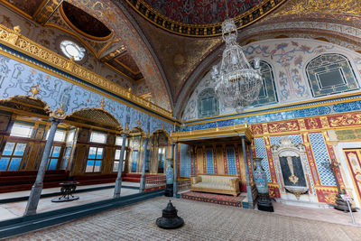 Interior of historic building