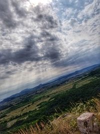 Scenic view of landscape against sky