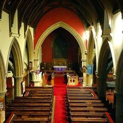 Interior of church