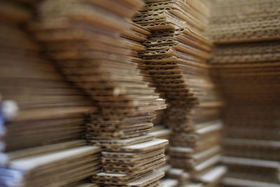 Close-up of cardboard 