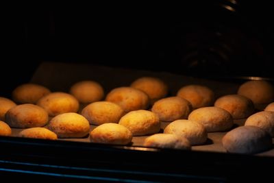 Homemade cookies in the oven