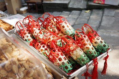 Close-up of food for sale