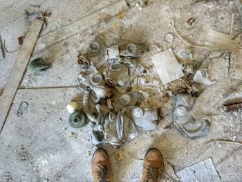 Low section of person standing on floor