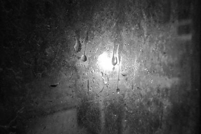 Rain drops on glass