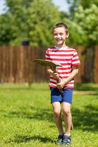 Portrait of a boy smiling