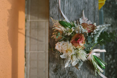 Close-up of rose bouquet