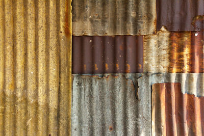 Full frame shot of rusty metal