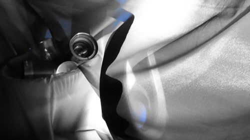 Close-up of hand holding glass