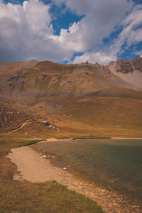 Scenic view of landscape against sky