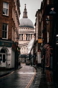 Street amidst buildings in city