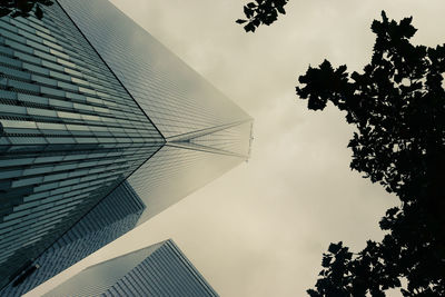 Low angle view of buildings against sky