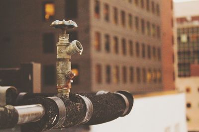 Close-up of metallic object