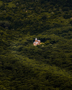 High angle view of a beautiful landscape