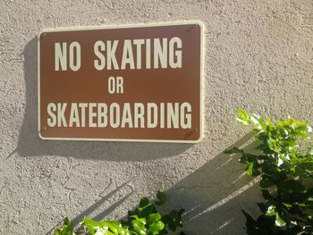 Close-up of text on plant