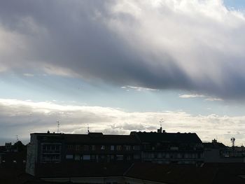 Buildings against sky in city