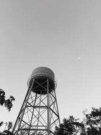 Low angle view of built structure against clear sky