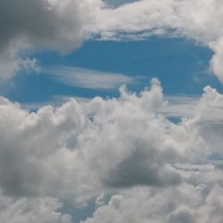 Low angle view of clouds in sky