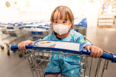 Portrait of cute boy