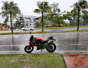 Man riding motorcycle