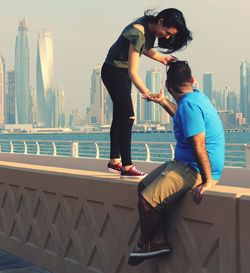 two people